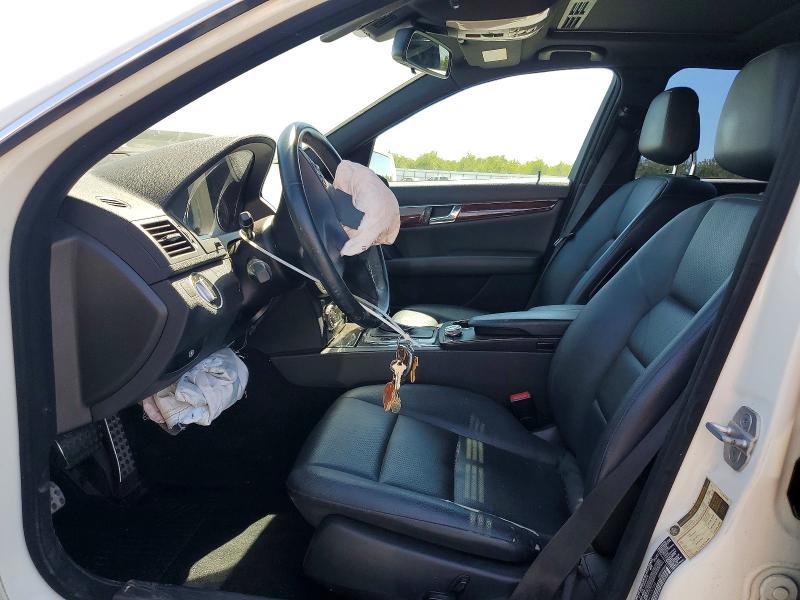 2011 Mercedes-benz C-klasse VIN WDDGF5EB2BA515749 COPART salvage auction — FRONT END, Ca - Salvage Certificate, sold $450 on 2026-07-02 (photo 7)