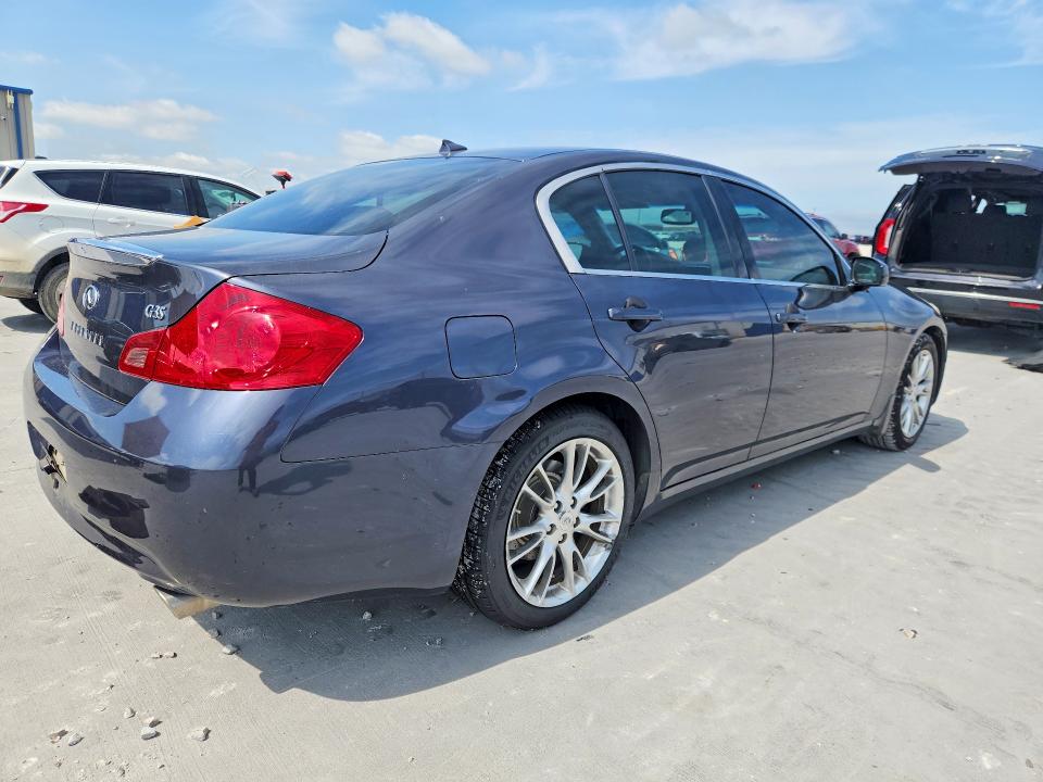 2007 Infiniti G35 VIN JNKBV61E47M725447 COPART salvage auction — SIDE, Tx - Salvage Vehicle Title, sold $1,600 on 2026-07-02 (photo 3)