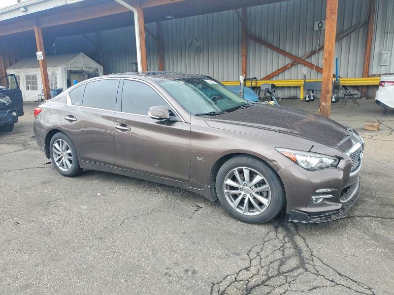 2017 Infiniti Q50 VIN JN1EV7AR6HM840580 COPART salvage auction — REAR END, Co - Public - Salvage Title, sold $750 on 2026-07-30 (photo 4)
