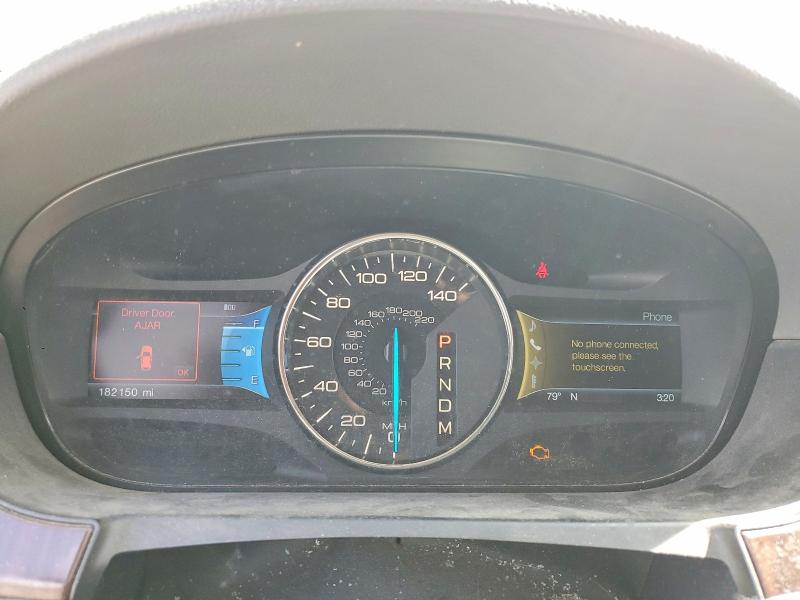 2012 Ford Edge VIN 2FMDK3KC3CBA37868 COPART salvage auction — FRONT END, Ca - Salvage Certificate, sold $600 on 2026-07-02 (photo 9)