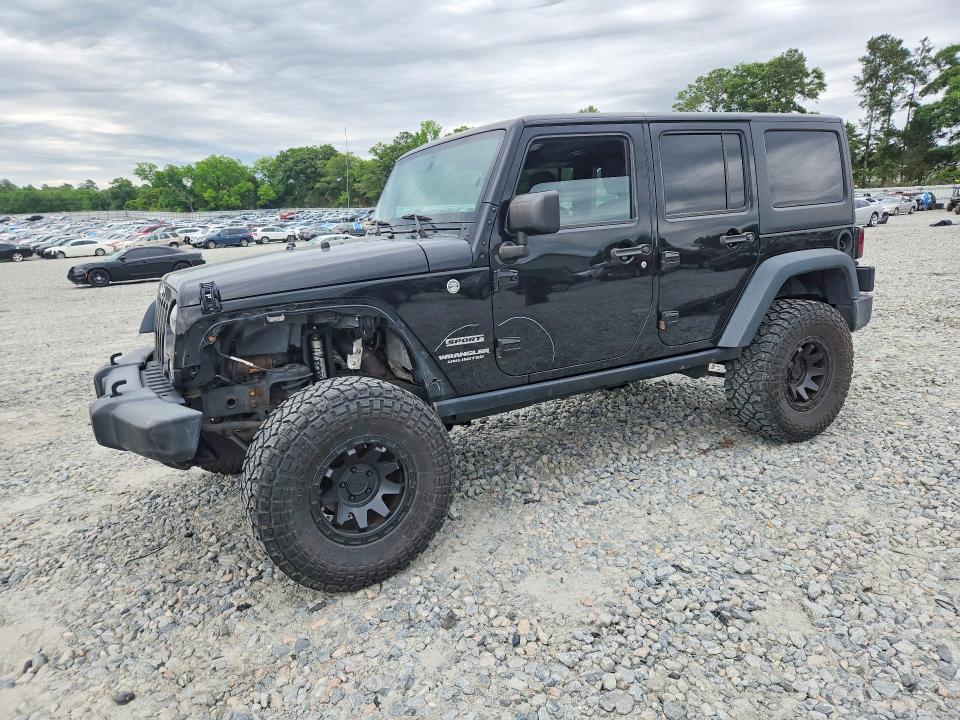 2017 Jeep Wrangler / VIN 1C4BJWDG4HL597700 COPART salvage auction — FRONT END, Ga - Cert Of Title-Salvage, sold $8,300 on 2026-07-09 (photo 1)