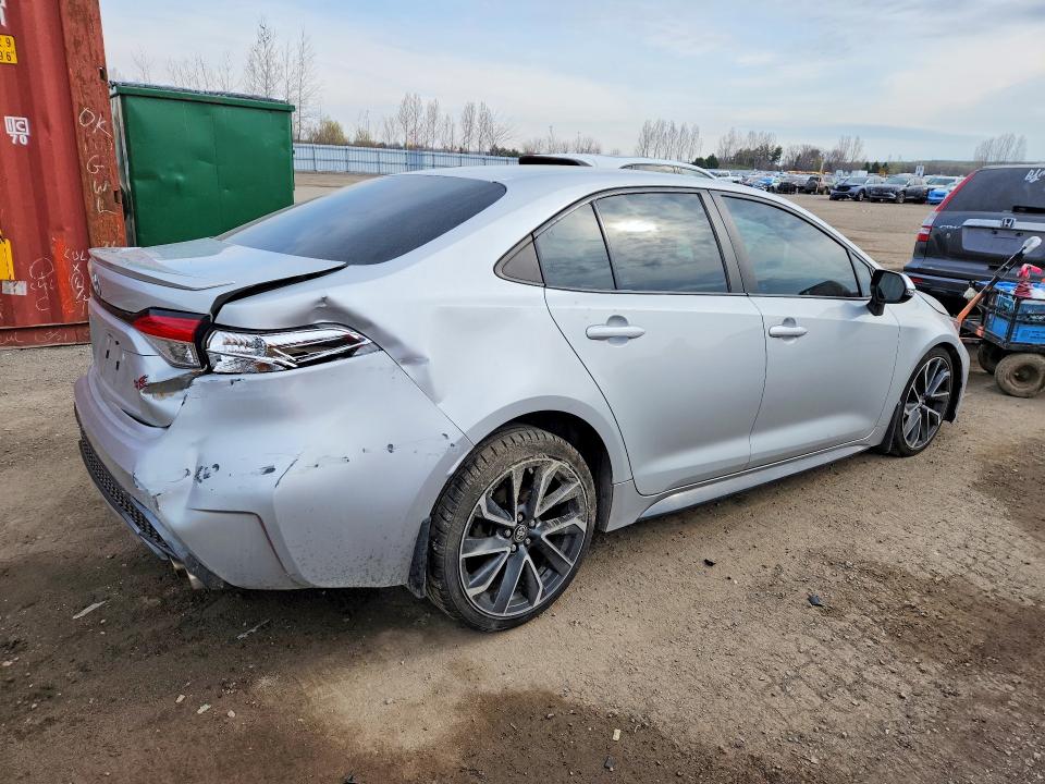 2020 Toyota Corolla VIN 5YFB4RBE6LP021598 COPART salvage auction — FRONT END, On - Permit Salvage, sold $3,500 on 2026-07-21 (photo 3)
