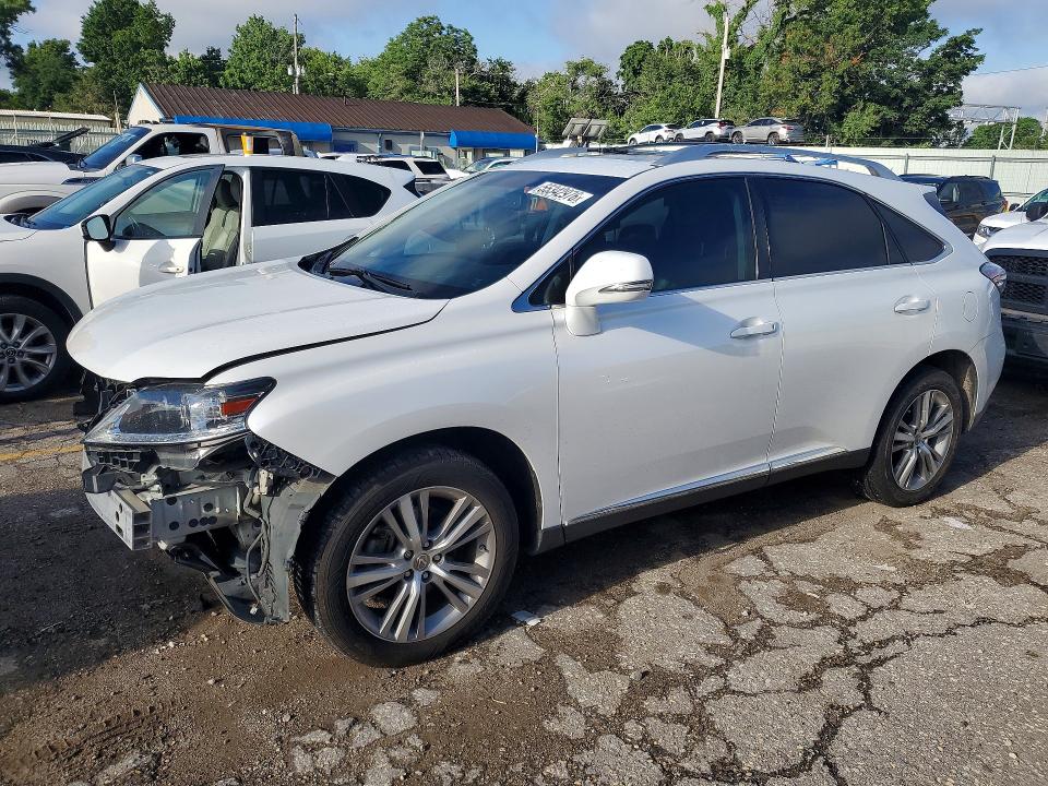 2015 Lexus Rx VIN JTJZK1BAXF2423708 COPART salvage auction — FRONT END, Ks - Cert Of Title-Salvage, sold $8,300 on 2026-07-20 (photo 1)