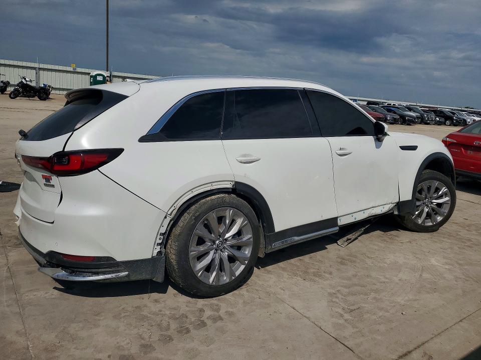 2024 Mazda Cx-90 VIN JM3KKDHD5R1131442 COPART salvage auction — SIDE, TX - SALVAGE VEHICLE TITLE, sold $6,600 on 2026-07-30 (photo 3)