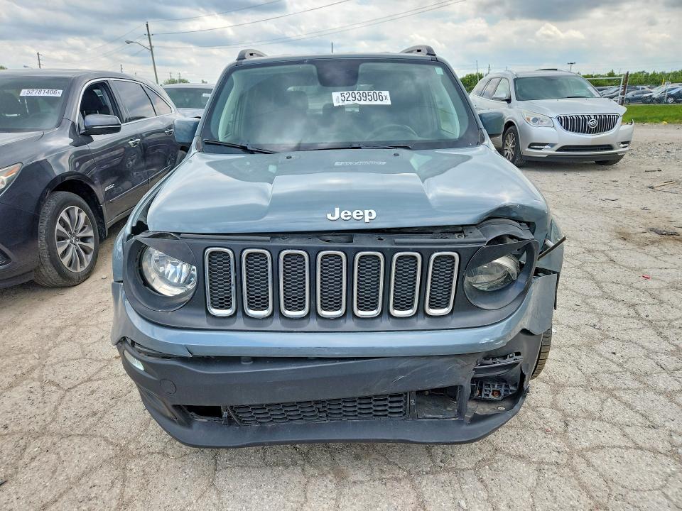 2018 Jeep Renegade VIN ZACCJABB8JPH47355 COPART salvage auction — FRONT END, In - Cert Of Title-Salvage Title, sold $1,450 on 2026-07-28 (photo 5)
