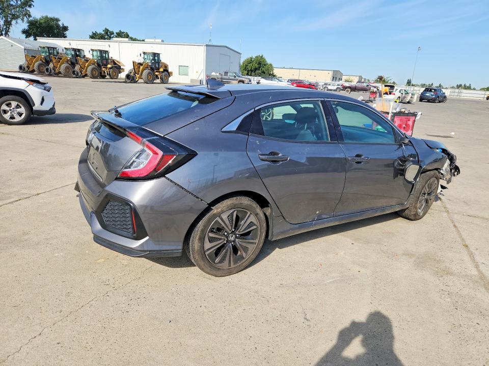 2018 Honda Civic VIN SHHFK7H57JU402497 COPART salvage auction — FRONT END, Ca - Salvage Certificate, sold $4,050 on 2026-07-06 (photo 3)
