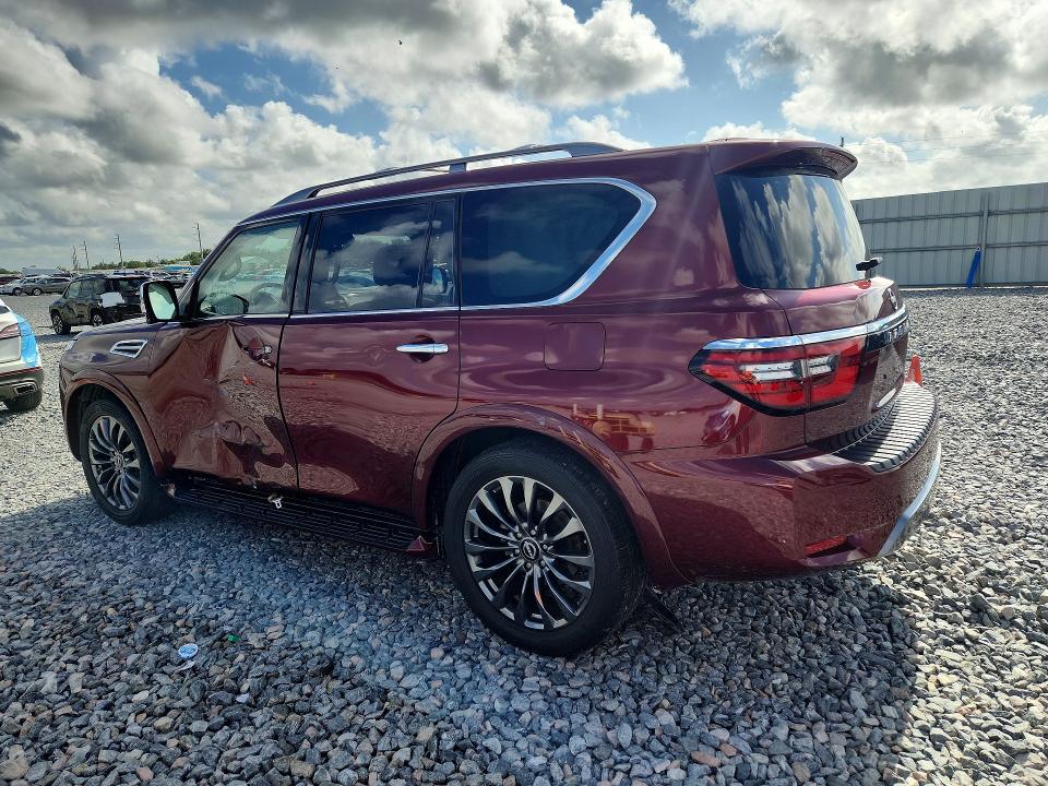 2023 Nissan Armada VIN JN8AY2DAXP9401125 COPART salvage auction — SIDE, Fl - Cert Of Title Slvg Rebuildable, sold $15 on 2026-07-31 (photo 2)