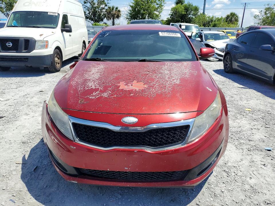 2013 Kia Optima VIN 5XXGN4A71DG233778 COPART salvage auction — SIDE, Fl - Certificate Of Destruction, sold $375 on 2026-07-31 (photo 5)