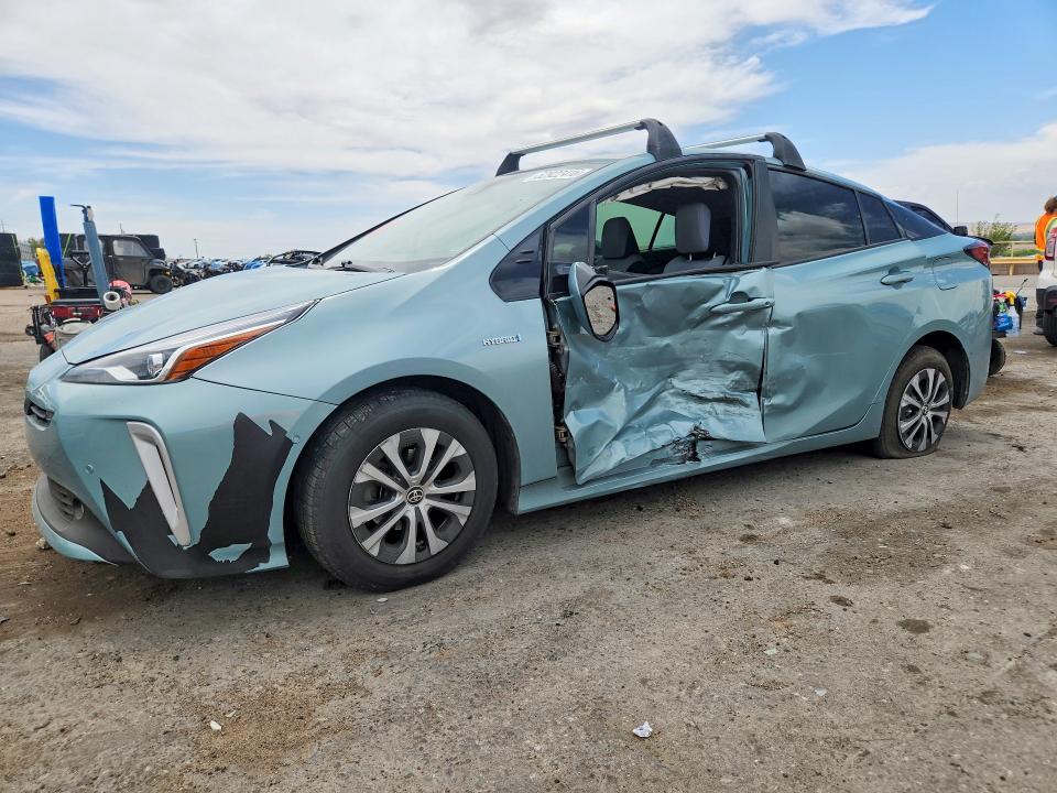 2020 Toyota Prius VIN JTDL9RFU3L3018013 COPART salvage auction — SIDE, Nm - Cert Of Title-Salvage, sold $3,800 on 2026-07-16 (photo 1)