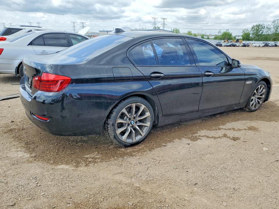 2016 BMW 5er VIN WBA5A7C55GG145827 COPART salvage auction — SIDE, Il - Salvage Certificate, sold $4,100 on 2026-07-09 (photo 3)