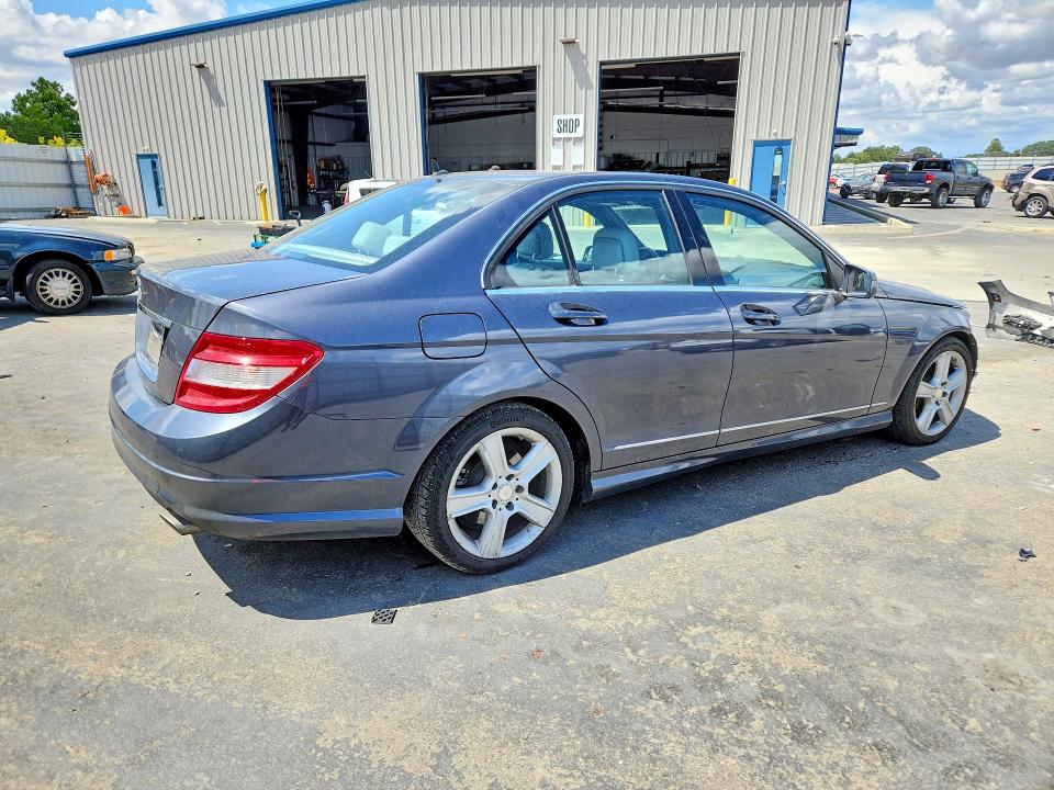 2011 Mercedes-benz C class VIN WDDGF5EB1BR174877 COPART salvage auction — FRONT END, CA - SALVAGE CERTIFICATE, sold $15 on 2026-07-28 (photo 3)