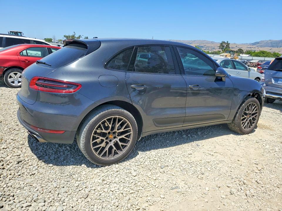 2017 Porsche Macan VIN WP1AB2A54HLB20171 COPART salvage auction — FRONT END, Ca - Salvage Certificate, sold $6,700 on 2026-08-06 (photo 3)