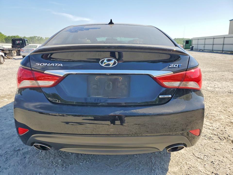 2014 Hyundai Sonata VIN 5NPEC4AB2EH943425 COPART salvage auction — FRONT END, Nc - Salvage Certificate Of Title, sold $725 on 2026-07-08 (photo 6)