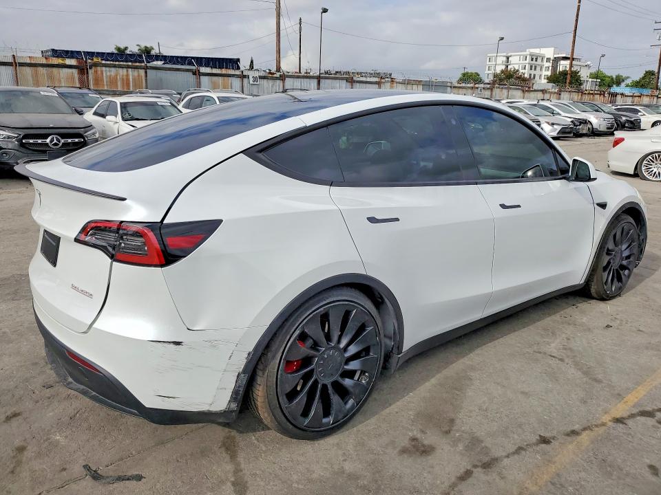 2023 Tesla Model y VIN 7SAYGDEF5PF738880 COPART salvage auction — FRONT END, Az - Dis/Dlr/Exp Only Salvage Title, sold $12,600 on 2026-07-27 (photo 3)