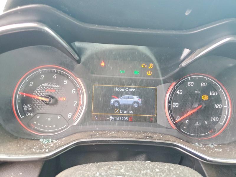 2021 Chevrolet Trailblazer VIN KL79MTSL6MB041177 COPART salvage auction — ALL OVER, Al - Cert Of Title-Salvage Title, sold $575 on 2026-07-09 (photo 9)