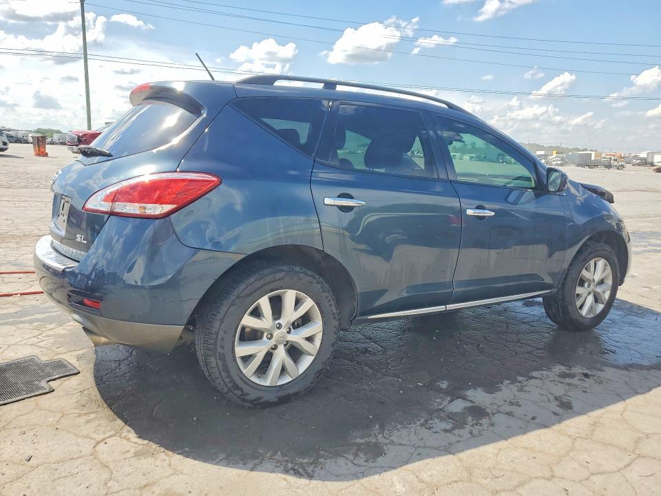 2014 Nissan Murano VIN JN8AZ1MU2EW412328 COPART salvage auction — FRONT END, Tn - Salvage Certificate, sold $1,250 on 2026-07-27 (photo 3)