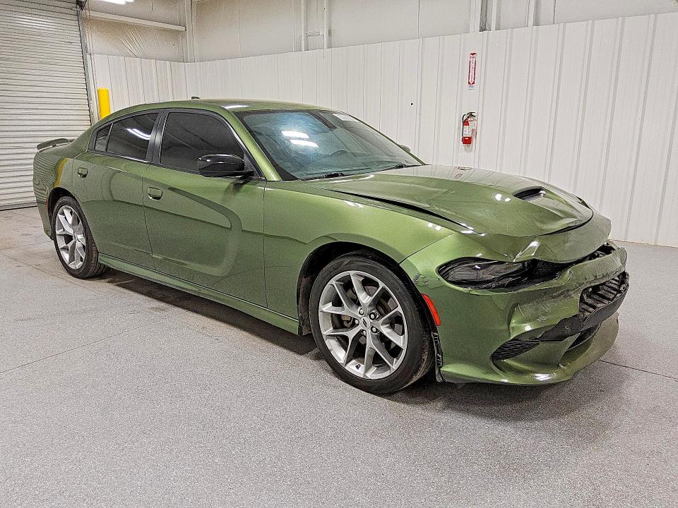 2023 Dodge Charger VIN 2C3CDXHG2PH518777 COPART salvage auction — FRONT END, IN - CERTIFICATE OF TITLE, sold $9,100 on 2026-07-23 (photo 4)