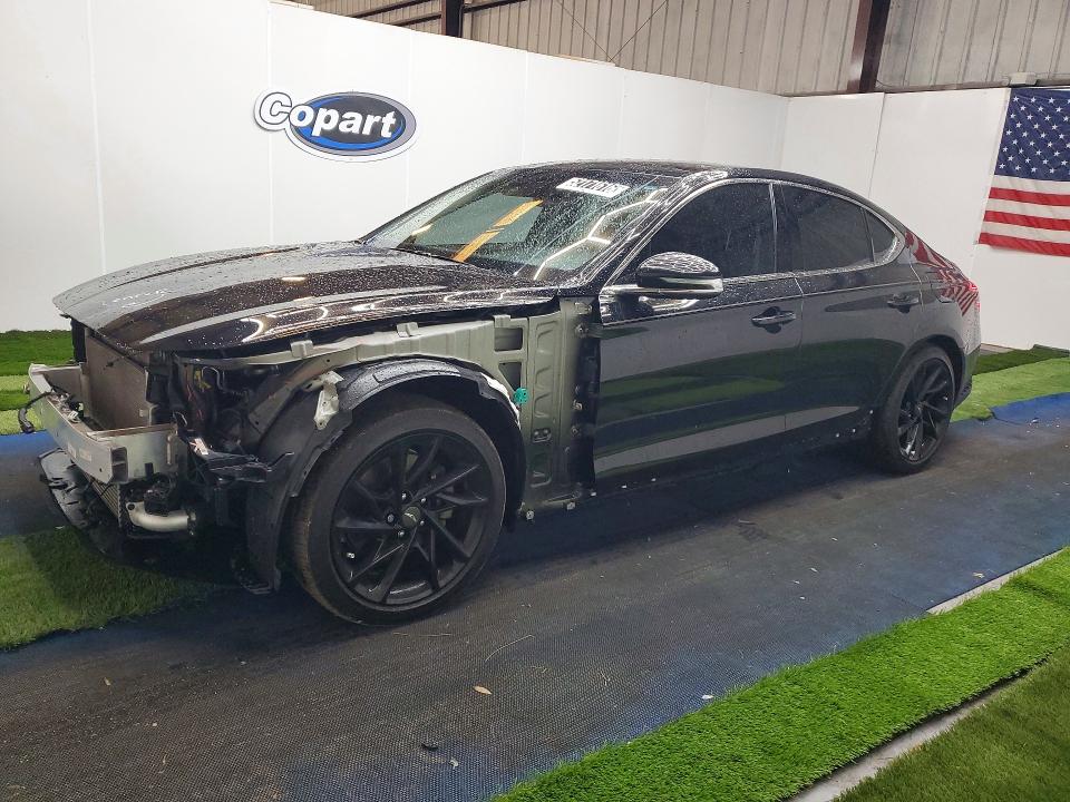 2022 Genesis G70 VIN KMTG34TA6NU092525 COPART salvage auction — FRONT END, FL - CERTIFICATE OF TITLE, sold $8,000 on 2026-07-09 (photo 1)