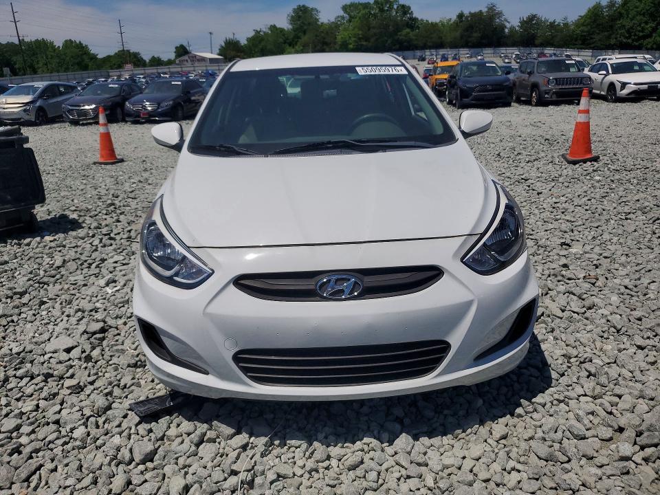 2017 Hyundai Accent VIN KMHCT4AE4HU359714 COPART salvage auction — VANDALISM, Nc - Salvage Certificate Of Title, sold $1,600 on 2026-07-29 (photo 5)