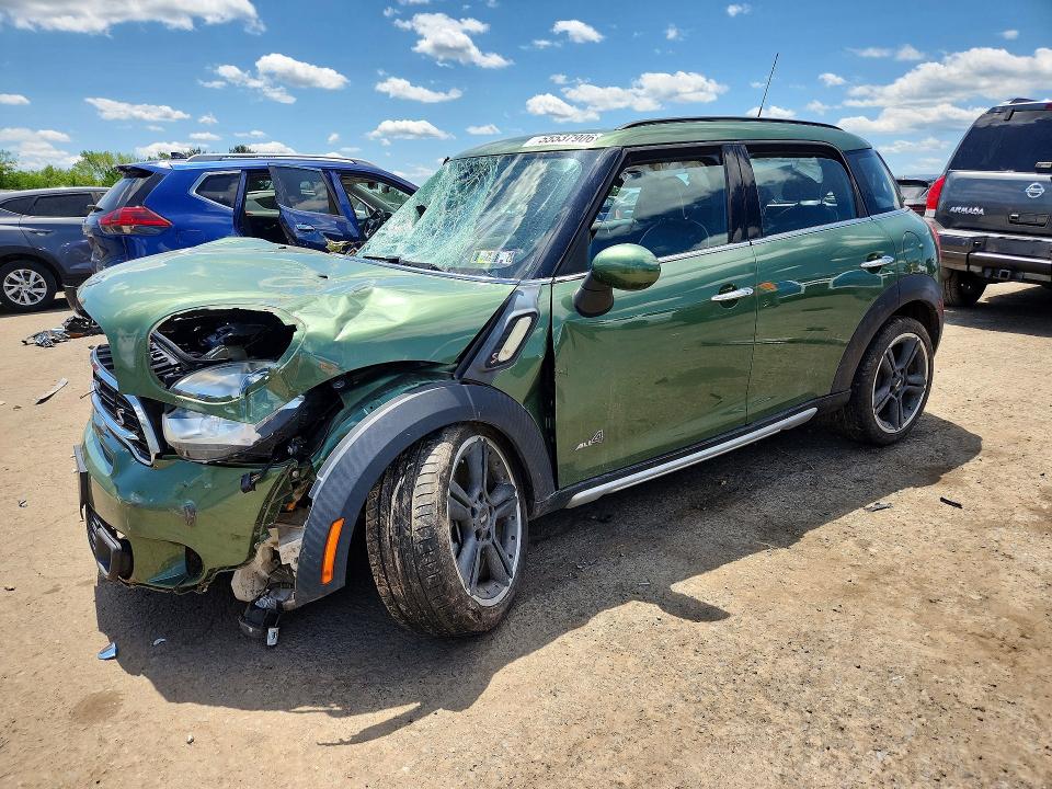 2015 Mini VIN WMWZC5C54FWM19930 COPART salvage auction — FRONT END, Pa - Certificate Of Salvage, sold $900 on 2026-08-14 (photo 1)