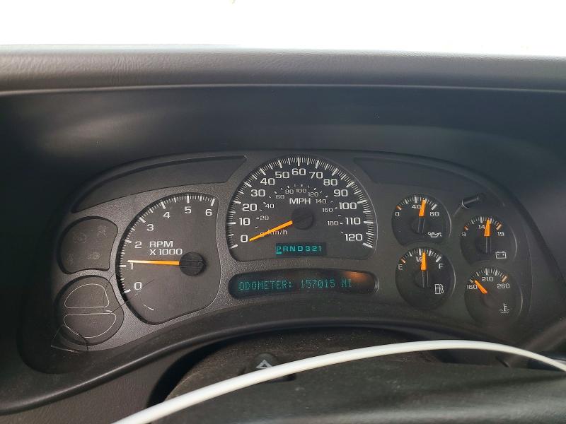 2003 Chevrolet Silverado VIN 2GCEK19TX31116138 COPART salvage auction — FRONT END, Il - Salvage Certificate, sold $1,250 on 2026-07-09 (photo 9)