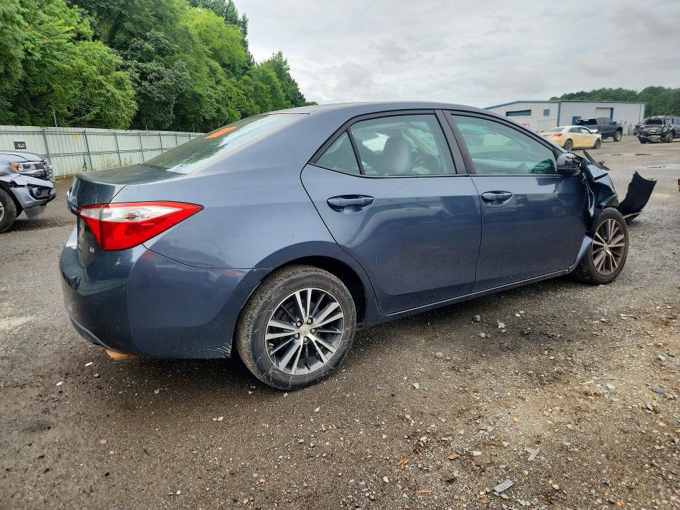 2016 Toyota Corolla VIN 5YFBURHE7GP378463 COPART salvage auction — FRONT END, La - Cert Of Title-Salvage, sold $1,450 on 2026-07-09 (photo 3)
