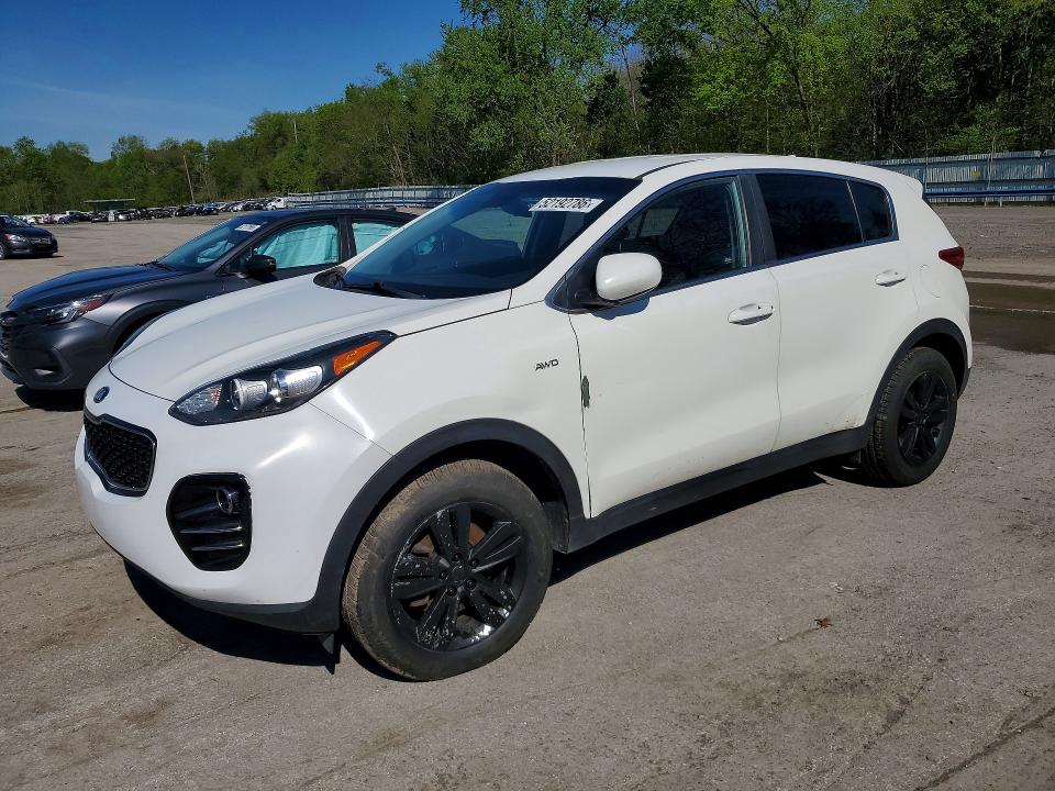 2019 Kia Sportage VIN KNDPMCAC7K7591693 COPART salvage auction — SIDE, Az - Cert Of Title - Salvage, sold $3,000 on 2026-07-09 (photo 1)