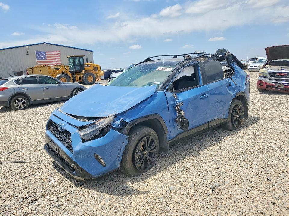 2024 Toyota Rav 4 VIN JTME6RFV3RJ058171 COPART salvage auction — ROLLOVER, Tx - Salvage Vehicle Title, sold $2,750 on 2026-07-14 (photo 1)