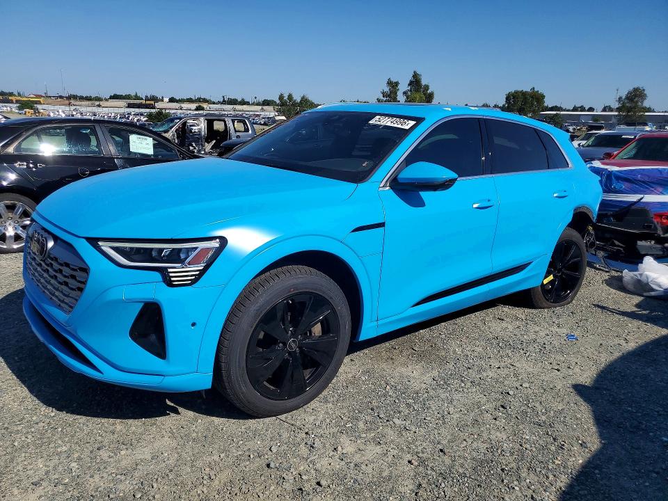 2024 Audi Q8 VIN WA15AAGE9RB020348 COPART salvage auction — REAR END, Ca - Salvage Certificate, sold $17,100 on 2026-07-21 (photo 1)