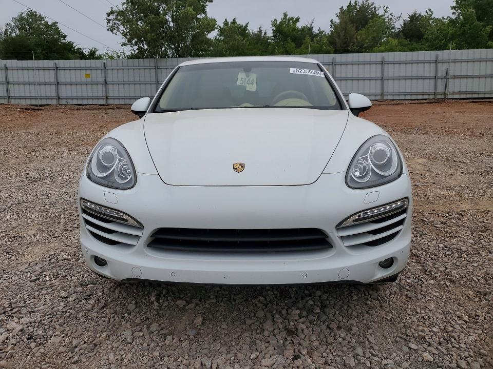 2012 Porsche Cayenne VIN WP1AA2A27CLA10538 COPART salvage auction — UNDERCARRIAGE, Ok - Cert Of Title-Salvage, sold $3,750 on 2026-07-16 (photo 5)