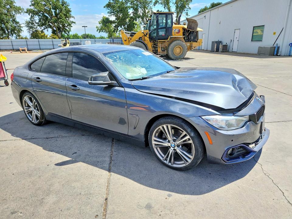 2017 BMW 4er VIN WBA4F7C52HG786495 COPART salvage auction — FRONT END, Ca - Salvage Certificate, sold $2,450 on 2026-07-13 (photo 4)