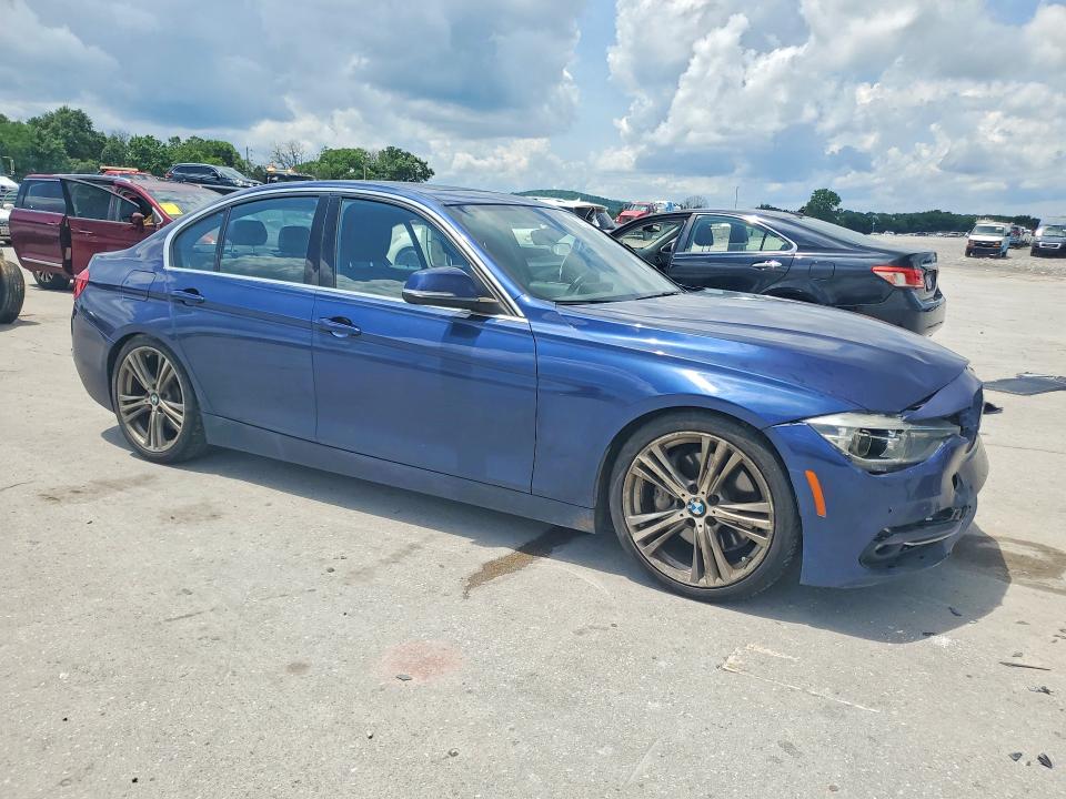 2016 BMW 3er VIN WBA8B3G59GNT63083 COPART salvage auction — FRONT END, Tn - Salvage Certificate, sold $5,500 on 2026-07-29 (photo 4)
