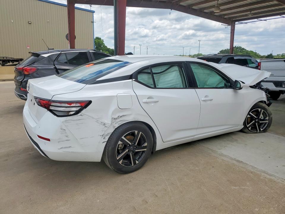 2025 Nissan Sentra VIN 3N1AB8CV6SY394636 COPART salvage auction — FRONT END, Tx - Salvage Vehicle Title, sold $1,500 on 2026-07-02 (photo 3)