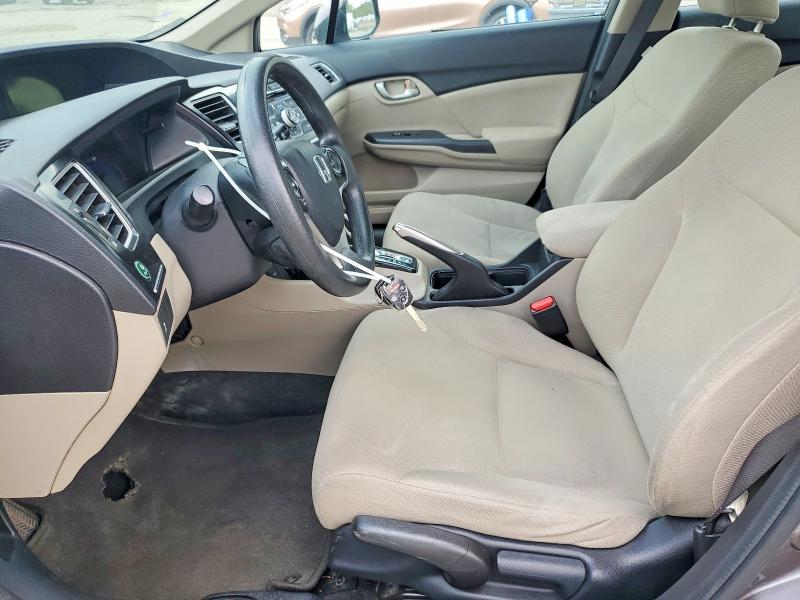 2013 Honda Civic VIN 19XFB2F52DE221762 COPART salvage auction — FRONT END, Nj - Certificate Of Title, sold $1,000 on 2026-07-02 (photo 7)