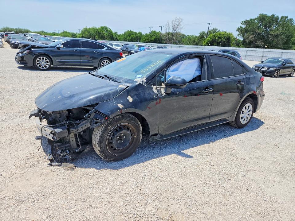 2021 Toyota Corolla VIN 5YFDPMAE5MP202858 COPART salvage auction — FRONT END, Tx - Salvage Vehicle Title, sold $1,200 on 2026-07-30 (photo 1)