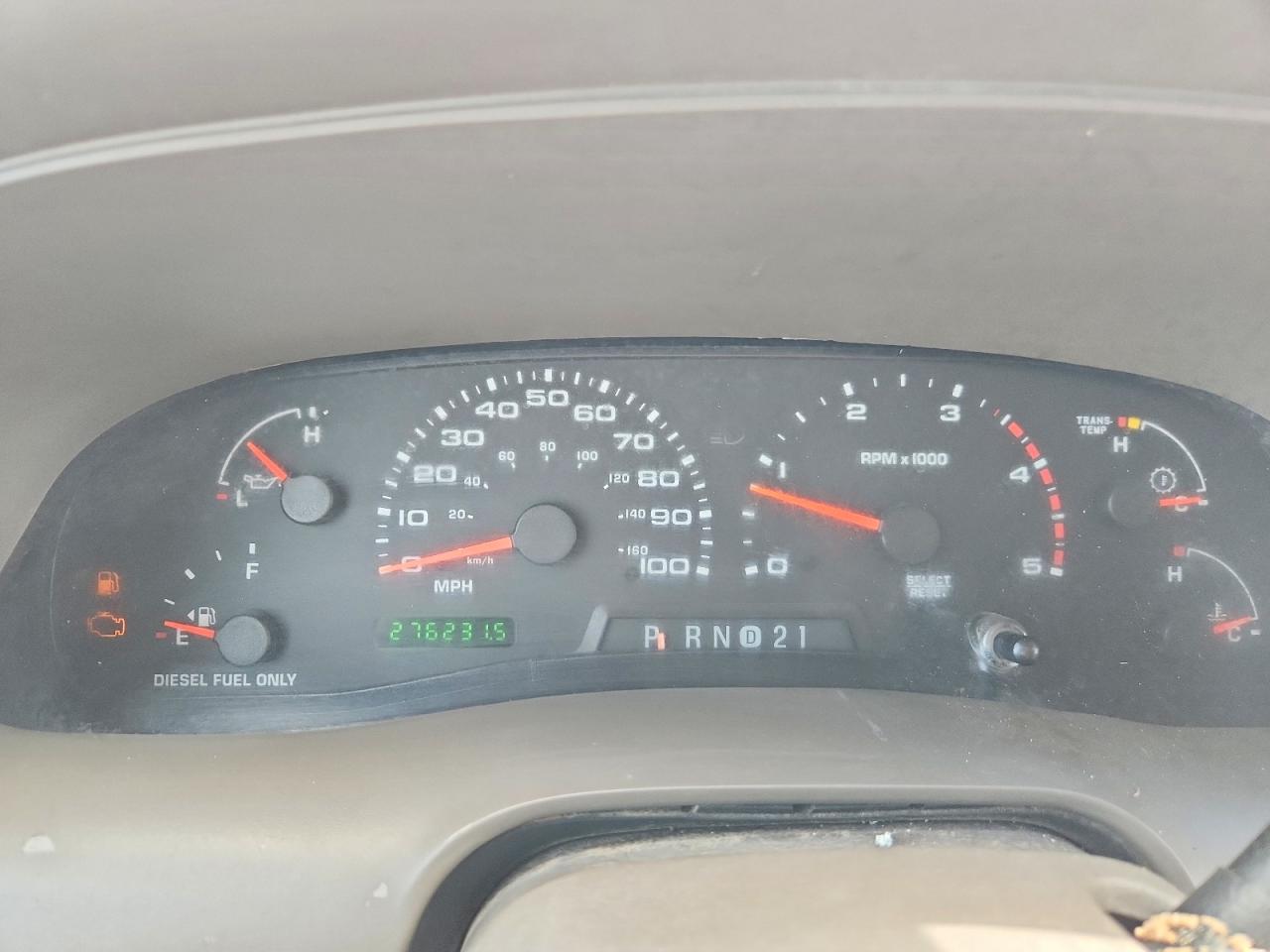 2003 Ford Excursion VIN 1FMNU44F23EA80999 COPART salvage auction — Front End, TX - CERTIFICATE OF TITLE (P), sold $775 on 2026-07-09 (photo 9)