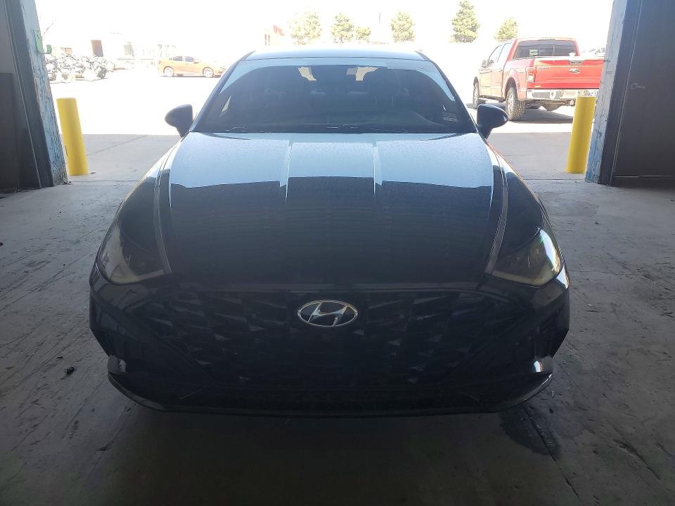 2021 Hyundai Sonata VIN KMHL64JA1MA155775 COPART salvage auction — REAR END, Tx - Salvage Vehicle Title, sold $3,700 on 2026-07-17 (photo 5)