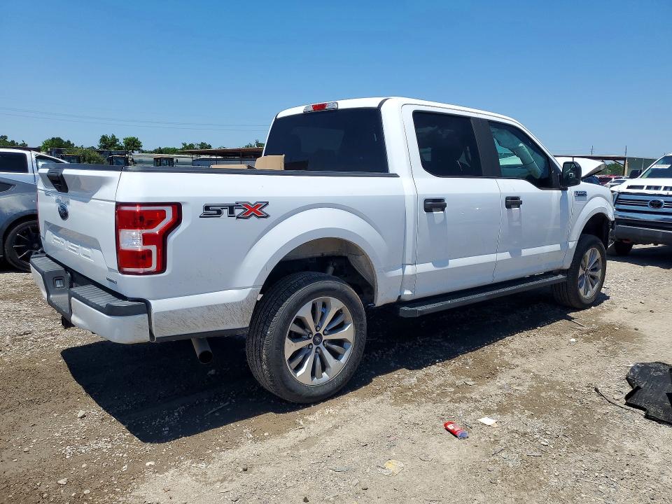 2018 Ford VIN 1FTEW1CPXJKC45123 COPART salvage auction — FRONT END, Tx - Salvage Vehicle Title, sold $4,250 on 2026-07-09 (photo 3)