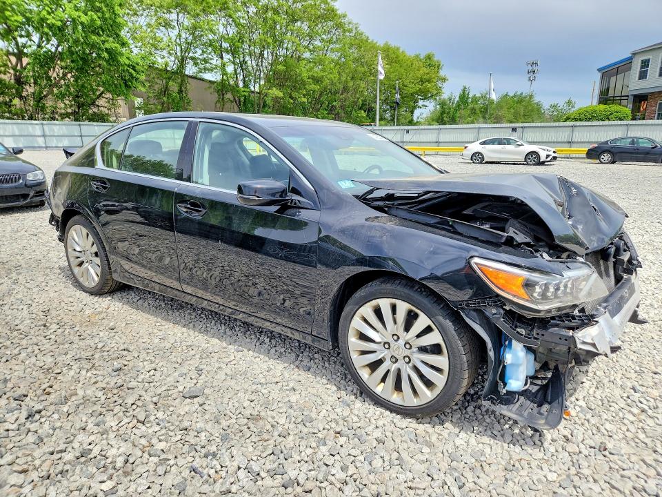 2014 Acura RLX VIN JH4KC1F54EC007109 COPART salvage auction — FRONT END, Ma - Cert Of Title-Reconstrctd Coll, sold $425 on 2026-07-06 (photo 4)