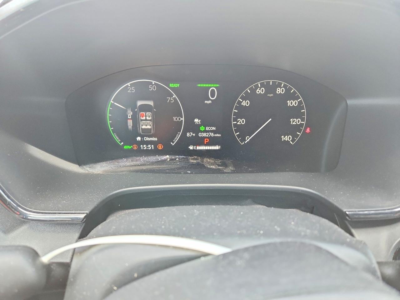 2024 Honda CR-V VIN 7FARS6H87RE021123 COPART salvage auction — Rear End, TX - SALVAGE VEHICLE TITLE, sold $15,700 on 2026-07-09 (photo 9)
