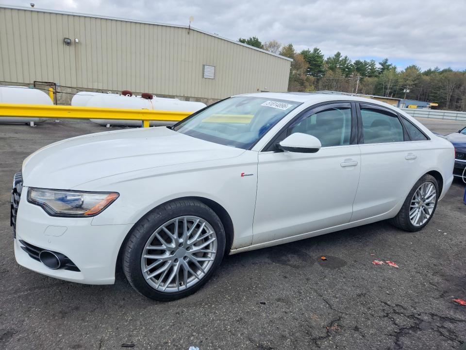 2014 Audi A6 VIN WAUFGAFC6EN049949 COPART salvage auction — FRONT END, Id - Salvage Certificate Of Title, sold $1,700 on 2026-07-23 (photo 1)