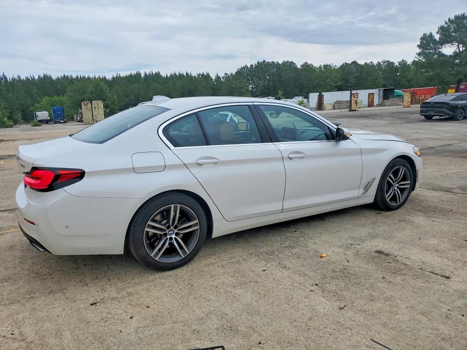 2021 BMW 5er VIN WBA53BH05MWX24490 COPART salvage auction — FRONT END, Sc - Cert Of Title-Salvage, sold $14,400 on 2026-07-10 (photo 3)