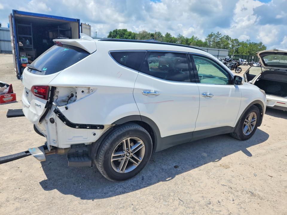 2018 Hyundai Santa fe VIN 5XYZU3LB4JG541574 COPART salvage auction — REAR END, Fl - Cert Of Title Slvg Rebuildable, sold $2,500 on 2026-07-24 (photo 3)