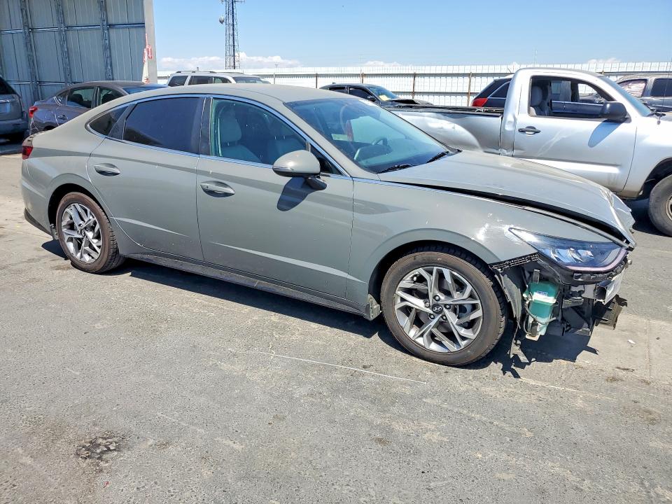 2021 Hyundai Sonata VIN 5NPEL4JA2MH092085 COPART salvage auction — FRONT END, Ca - Salvage Certificate, sold $4,000 on 2026-07-13 (photo 4)
