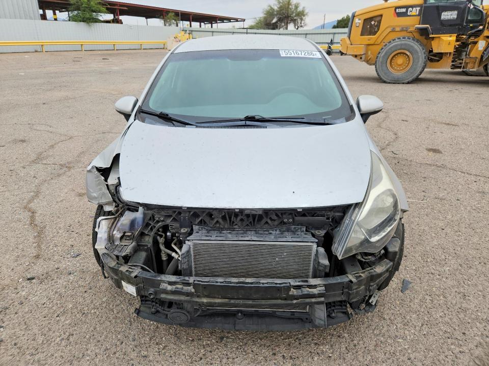 2013 Kia Rio VIN KNADN4A3XD6124750 COPART salvage auction — FRONT END, Az - Cert Of Title - Salvage, sold $775 on 2026-07-06 (photo 5)