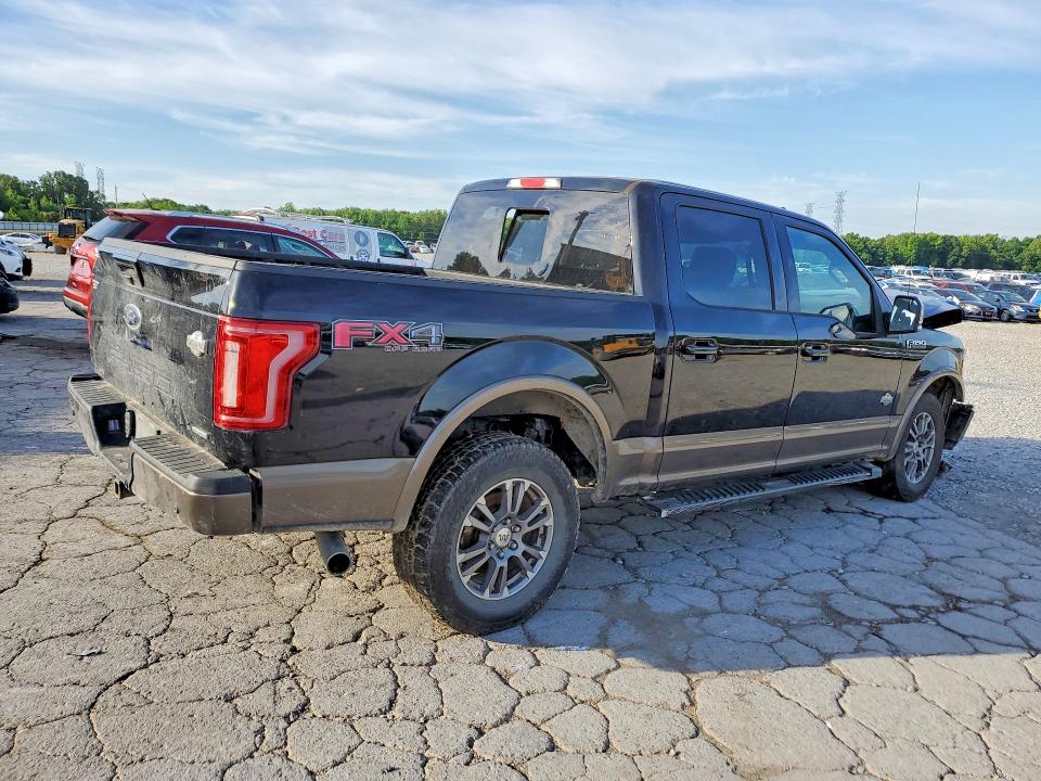 2018 Ford F-150 VIN 1FTEW1EG3JFA09225 COPART salvage auction — FRONT END, Tn - Salvage Certificate, sold $5,800 on 2026-07-02 (photo 3)