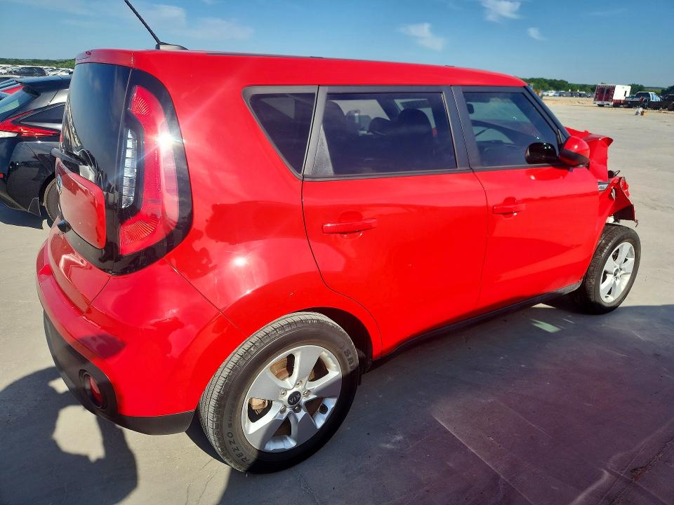 2019 Kia Soul VIN KNDJN2A2XK7016010 COPART salvage auction — FRONT END, Tx - Salvage Vehicle Title, sold $225 on 2026-07-23 (photo 3)