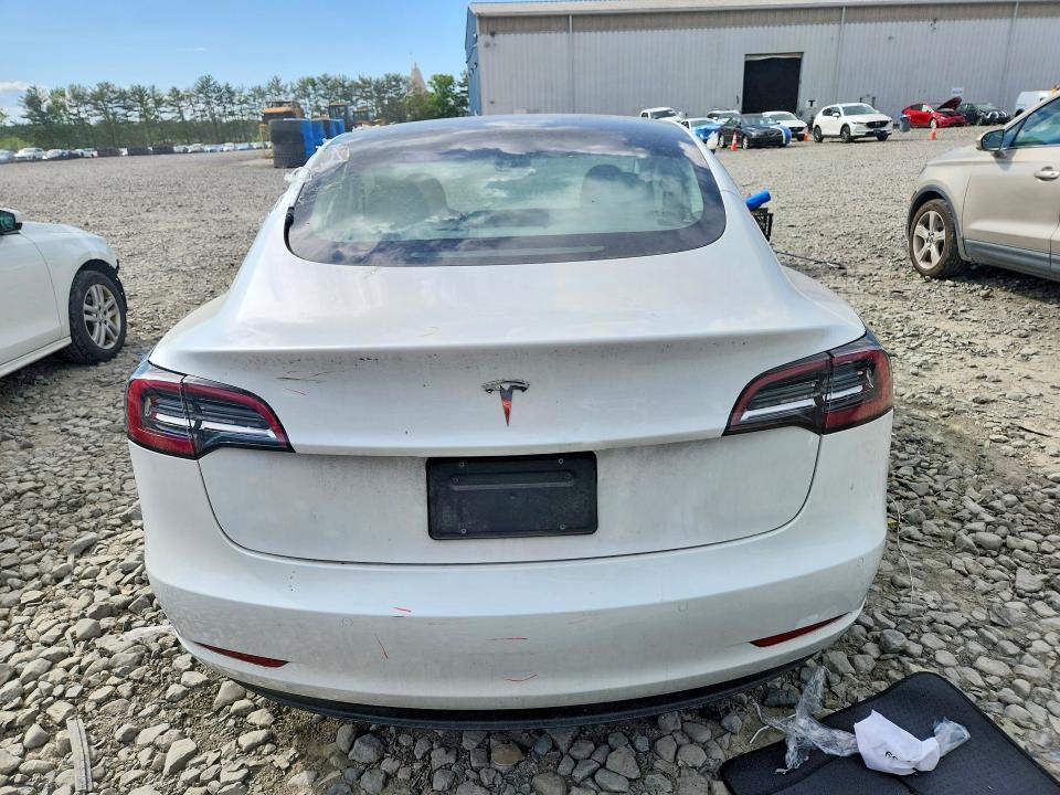 2021 Tesla Model 3 VIN 5YJ3E1EA3MF920492 COPART salvage auction — SIDE, Nj - Cert Of Title-Salvage, sold $8,400 on 2026-07-20 (photo 6)