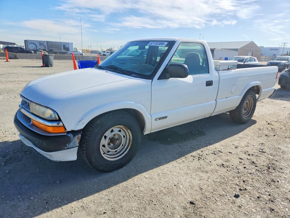 1999 Chevrolet S truck VIN 1GCCS14X6XK234422 COPART salvage auction — FRONT END, TX - DIS/DLR/EXP ONLY SALVAGE TITLE, sold $250 on 2026-07-09 (photo 1)
