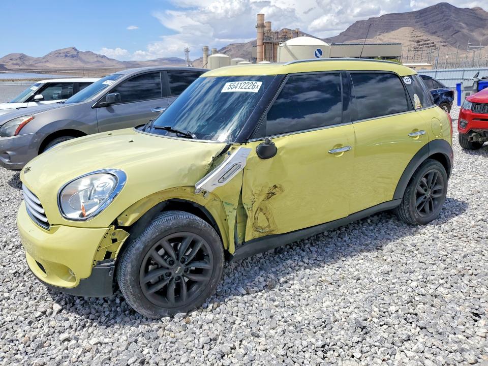 2012 Mini Cooper VIN WMWZB3C52CWM02921 COPART salvage auction — FRONT END, Nv - Salvage Title, sold $575 on 2026-08-05 (photo 1)
